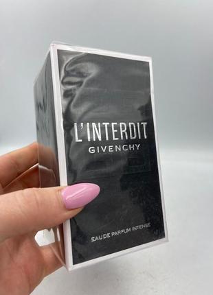 Парфюмированная вода живанши l'interdit eau intense 80 мл
