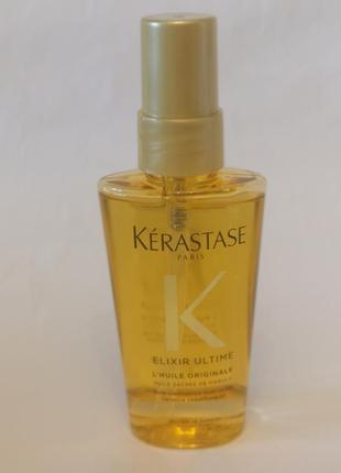 Kérastase elixir ultime l'huile originale сухая маселка для всех типов волос, 50 мл2 фото