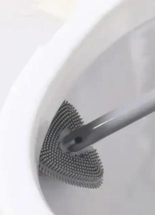 Туалетный ершик с гнущейся силиконовой щеткой mop and17-105 фото