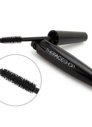 Тушь для ресниц (#1 удлинение и подкручивание) the face shop mascara 12 фото