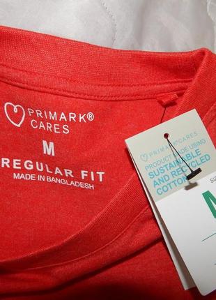 Мужская футболка primark cares оригинал р.48 072fmls  (только в указанном размере, только 1 шт)7 фото