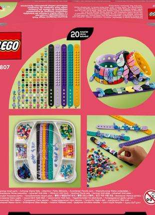 Lego лего dots большой набор дизайнера браслетов 41807 (388 деталей) brickslife2 фото