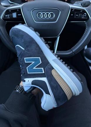 Чоловічі кросівки new balance prm classic navy blue sand3 фото