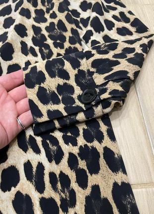 Акция 🎁 стильное кэжуал платье рубашка zara с леопардовым принтом asos h&amp;m8 фото