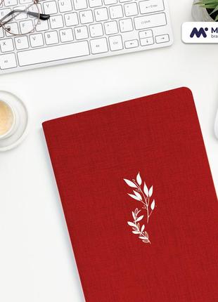 Блокнот а5 минималистическая природа красный (92286-4110-rd)