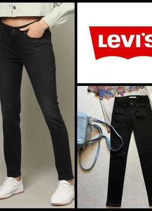 Оригинал levi's 711 skinny черного цвета 25 размер1 фото