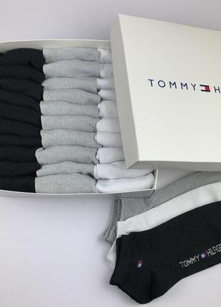 Комплект мужских носков tommy hilfiger (30 штук) в фирменной коробке3 фото