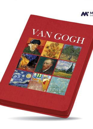 Блокнот а5 винсент ван гог картины (vincent van gogh) червоний (92288-2960-rd)