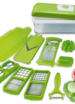 Овочерізка nicer dicer найсер дайсер для овочів і фруктів / подрібнювач для кухні5 фото