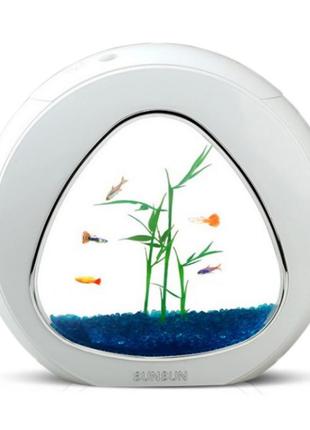 Мини аквариум 3 в 1 sunsun aquarium ya-01 led white2 фото