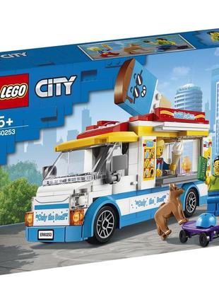 Lego лего сity вантажівка морозивника 60253 (200 деталей) brickslife