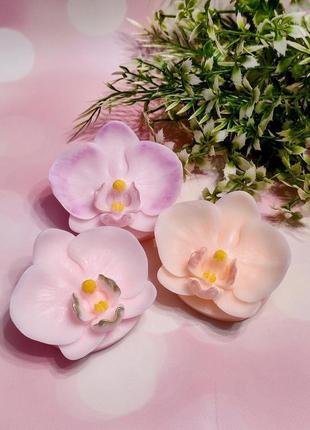 Мило ручної роботи орхідея з рослинними та ефірними оліями2 фото