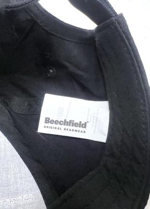 Бейсболка фирменная beechfield, черная, качественная7 фото