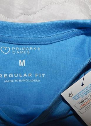 Мужская футболка primark cares оригинал р.48 074fmls  (только в указанном размере, только 1 шт)7 фото