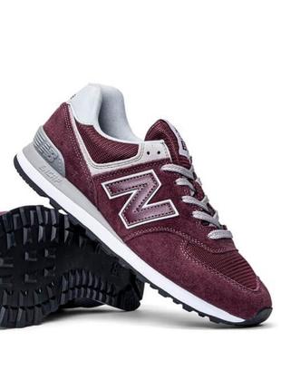 Замшевые кроссовки new balance 574