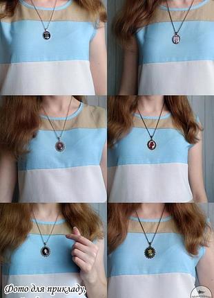 Кулон листочек 4