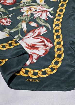Красивая шелковый платок adolfo2 фото