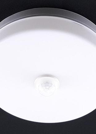 Накладной светильник светодиодный-led с датчиком движения круглый 18w 5000k 1600lm d150мм sneha (996592 white)