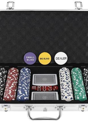 Покерный набор 300 жетонов в чемодане hq poker 3003 фото