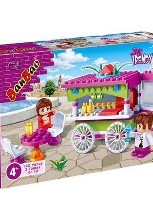 Конструктор "карета з напоями", 120 ел дитячий конструктор конструктори для дитини