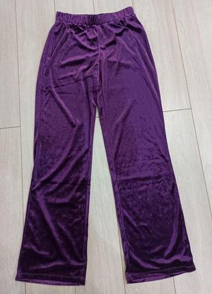 Штани велюрові фіолетового кольору avon