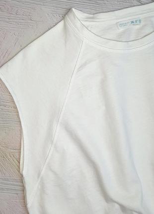 💝2+1=4 стильная белая футболка свитшот хлопок оверсайз primark, размер 52 - 549 фото