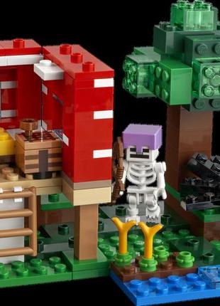Lego® minecrаft [21179] лего майнкрафт грибной дом [[21179]]6 фото