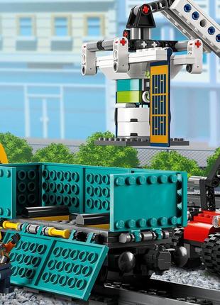 Lego лего city товарный поезд 60336 (1153 деталей) brickslife5 фото