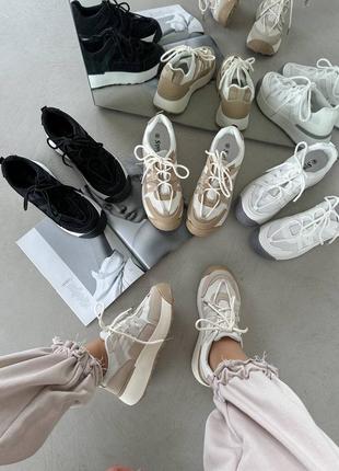 Женские кеды / кроссовки из эко кожи