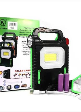 Яскравий ліхтар bailong jc-918 на акумуляторах 18650