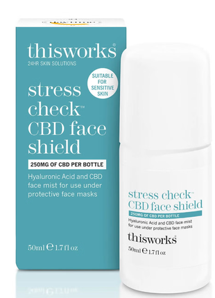 This works stress 97 cbd face shield для лица с гиалуроновой кислотой и cbd, 50 мл