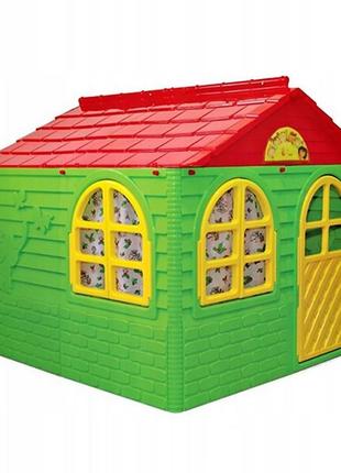 Дитячий ігровий будиночок зі шторками 02550/3 пластиковий1 фото
