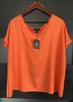 Оранжева футболка # блузка2 фото