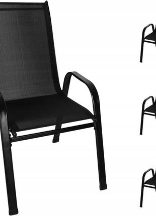 Садовий стілець комплект 4шт gardlov (польща)1 фото