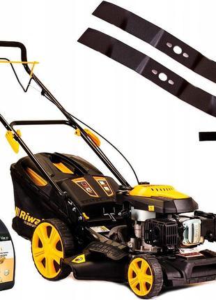 Газонокосарка бензинова riwall 51 см 9в1 (чехія)