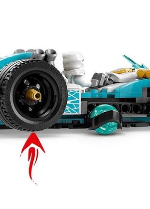 Lego лего ninjago суперсила дракона зейна автомобіль для перегонів спін-джитсу 717917 фото