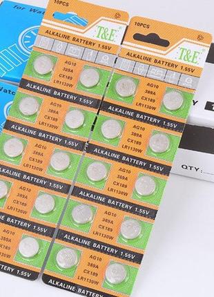 Батарейки tian qiu ag10 lr1130w блістер літій-іонні