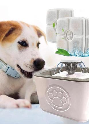 Автонапувалка автоматична напувалка фонтан для собак і кішок pet water fountain4 фото