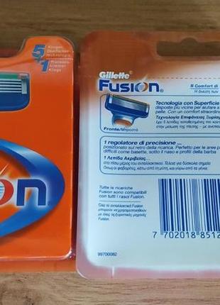 Лезвия, кассеты, картриджи gillette fusion 16шт / жилет фьюжн 16шт2 фото