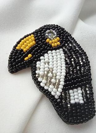 Брошка тукан 2