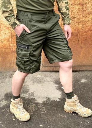 Шорти тактичні хакі ріпстоп. літні чоловічі штани польові олива. розміри 44-62!3 фото
