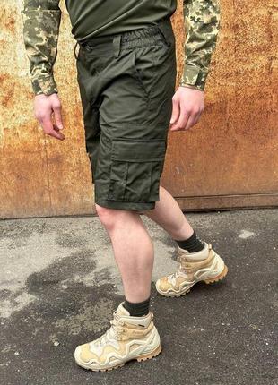 Шорти тактичні хакі ріпстоп. літні чоловічі штани польові олива. розміри 44-62!2 фото