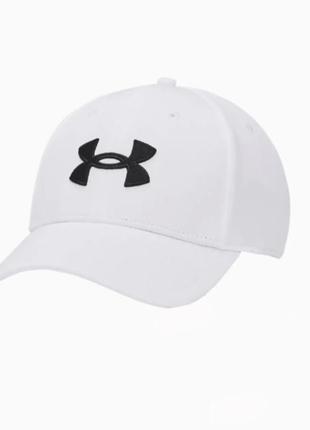 Кепка бейсболка under armour blitzing 3.0 cap white. m-l