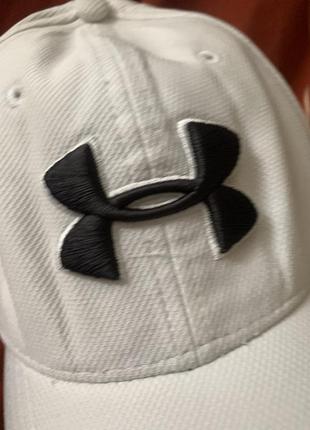 Кепка бейсболка under armour blitzing 3.0 cap white. m-l5 фото