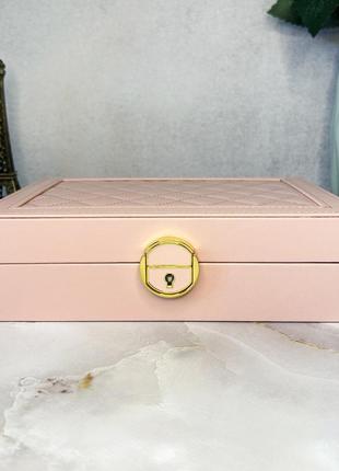 Шкатулка-органайзер для украшений ромбы