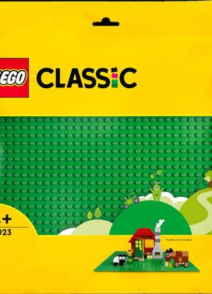 Lego [[11023]] лего classiс базова пластина зеленого кольору [[11023]]  (1 деталей) brickslife