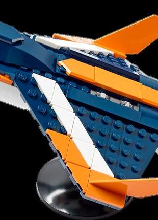 Lego лего creator 3-in-1 сверхзвуковой самолёт 31126 (215 деталей) brickslife3 фото