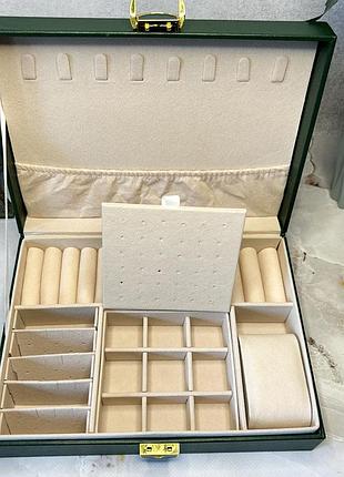 Шкатулка-органайзер для украшений ромбы