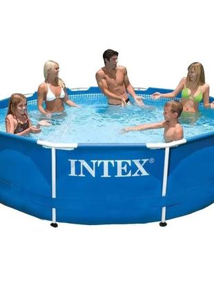 Каркасний басейн intex 28200 (305-76 см), 4485 л. круглий2 фото