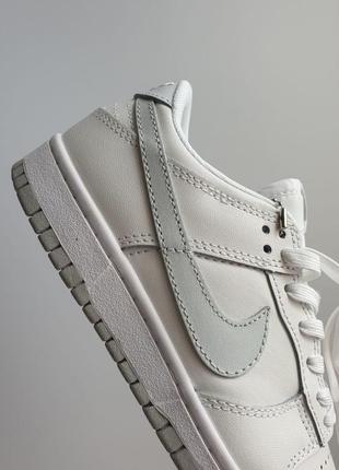 👟 кроссовки nike sb dunk low triple •white 1920.gray• / наложка bs👟6 фото